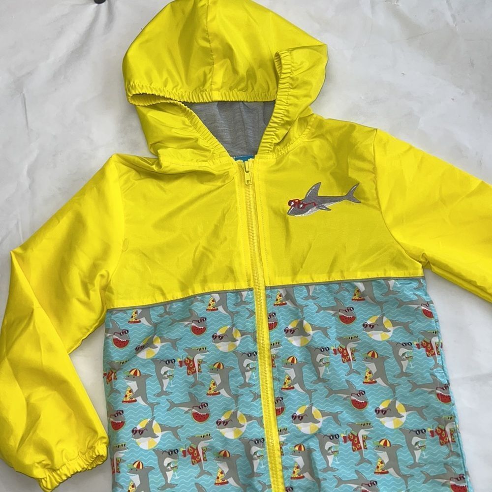 Lilly & Dan hooded shark print Jack size youth XS